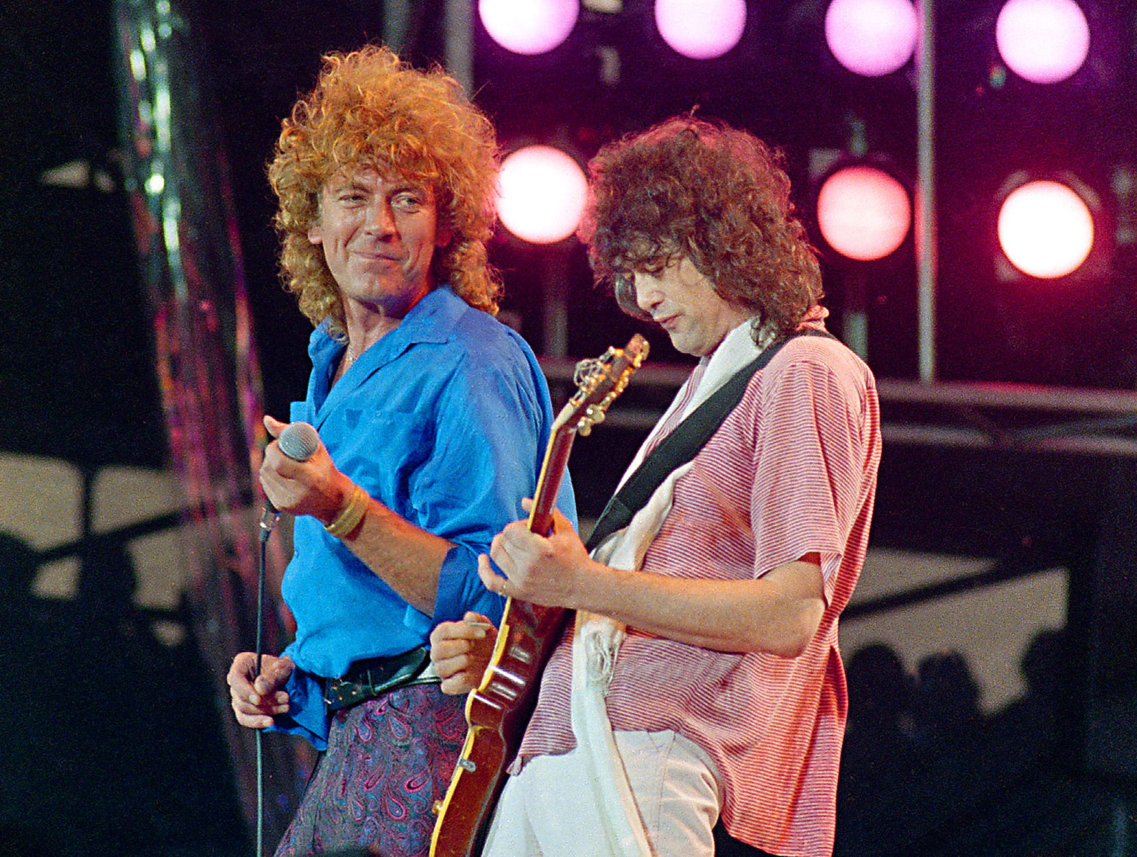 Jimmy Page, 75, and Robert Plant, 71